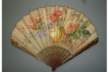 Un bouquet pour Duvelleroy, éventail vers 1900