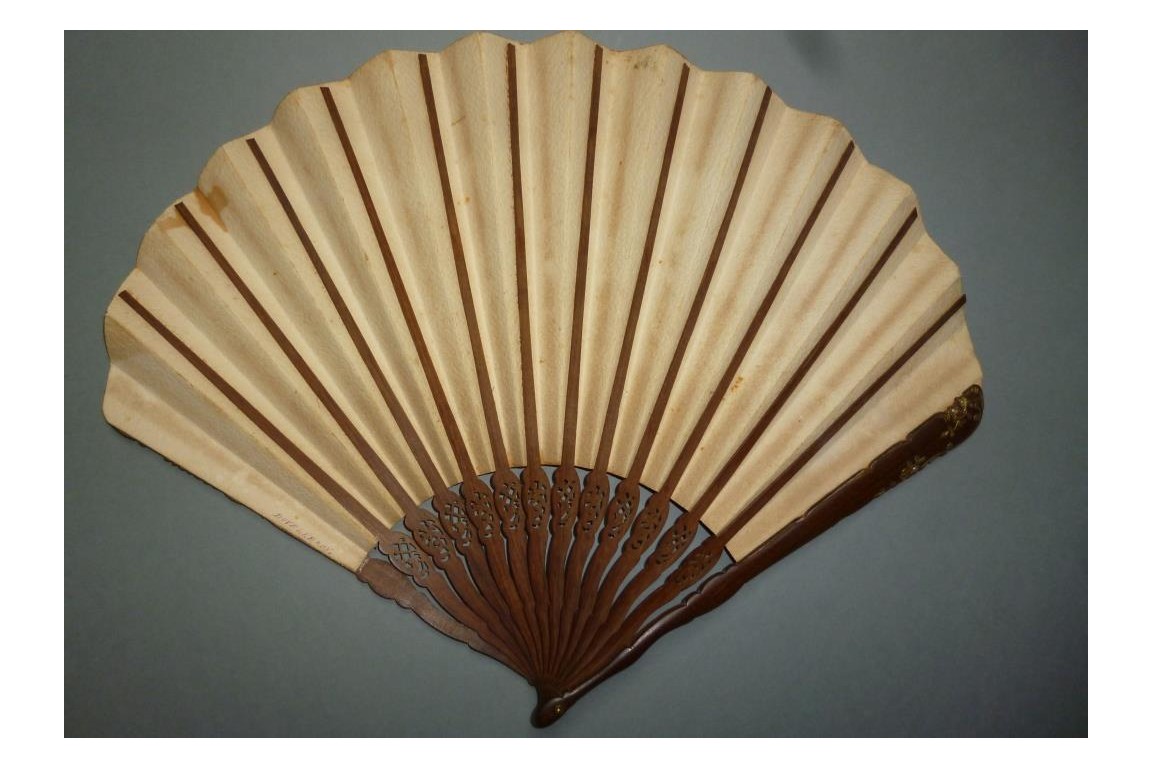 Un bouquet pour Duvelleroy, éventail vers 1900