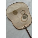 Chinese fixed fan, 19th century ?