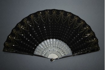 Noeuds, éventail vers 1900