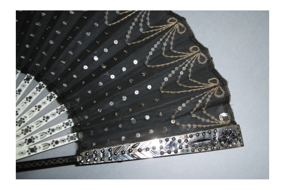 Noeuds, éventail vers 1900