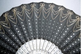 Noeuds, éventail vers 1900