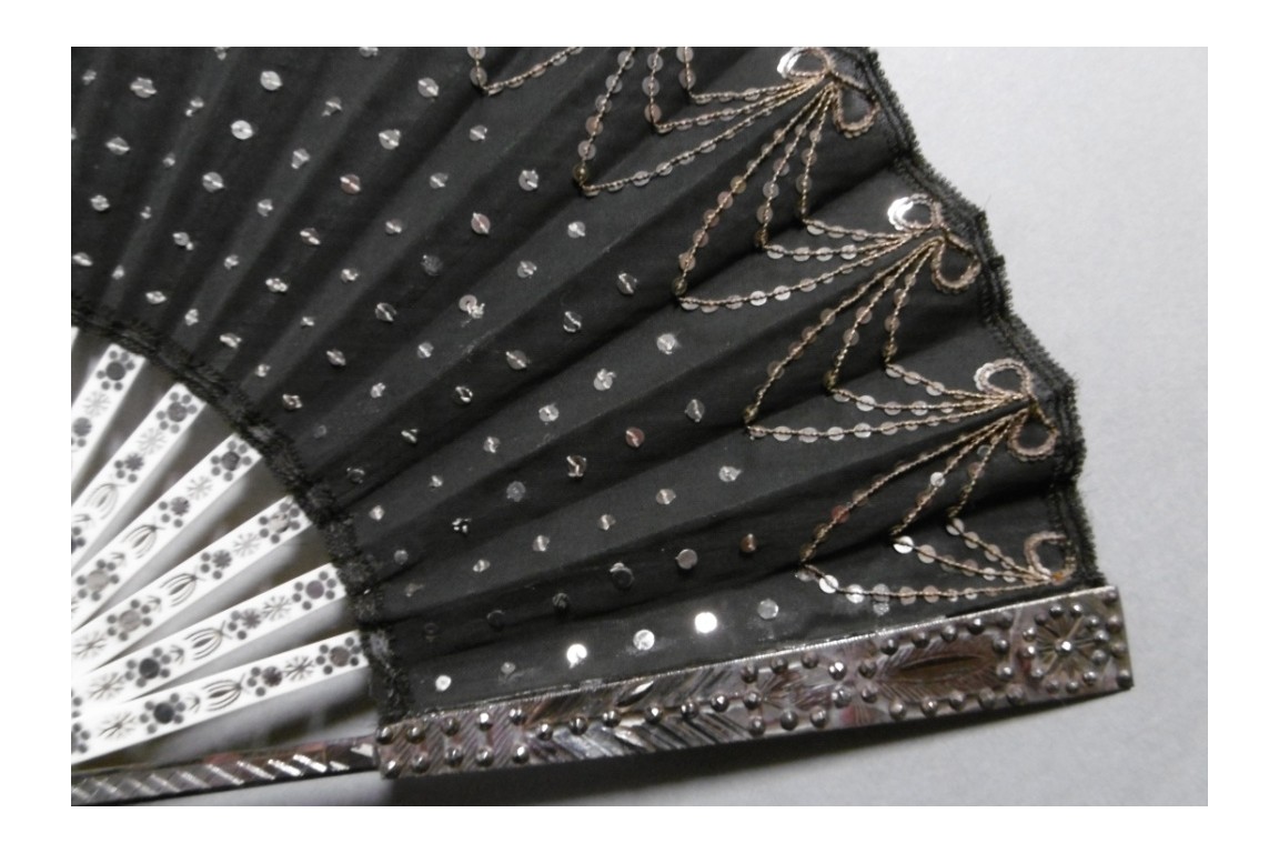 Noeuds, éventail vers 1900