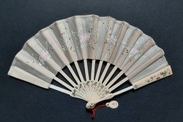 Telescopic doll fan, circa 1900