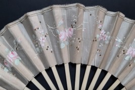 Telescopic doll fan, circa 1900