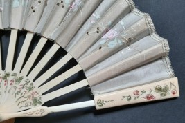 Telescopic doll fan, circa 1900