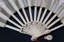 Telescopic doll fan, circa 1900