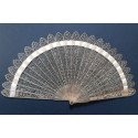 Tulips, fan circa 1820-30