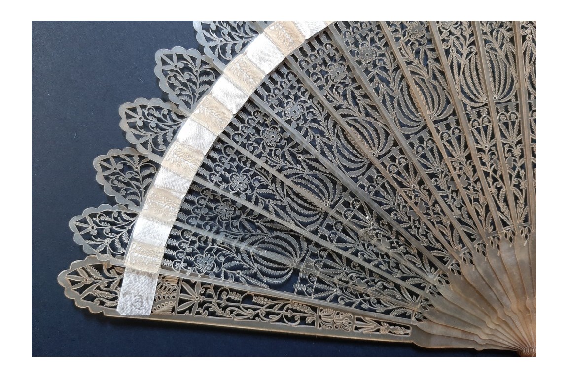 Tulips, fan circa 1815-25