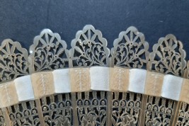 Tulips, fan circa 1815-25