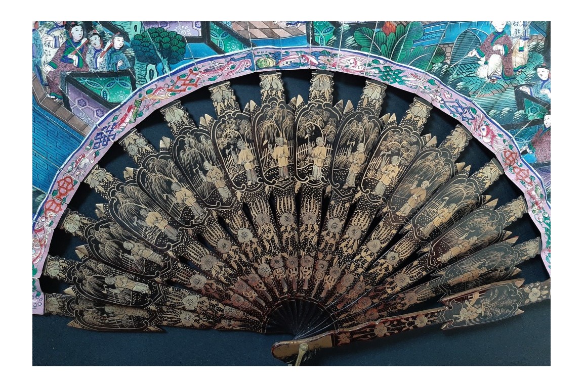 Chinese fan, Canton, 19th century