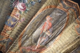 Le menuet, éventail pastiche XIXème siècle