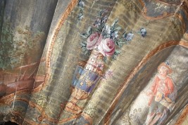 Le menuet, éventail pastiche XIXème siècle