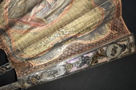 Le menuet, éventail pastiche XIXème siècle