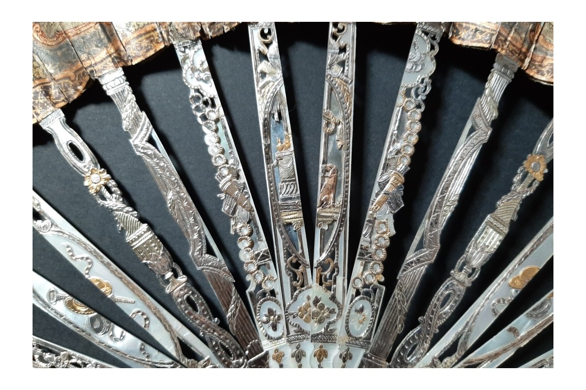 Minuet, pastiche fan, 19th century
