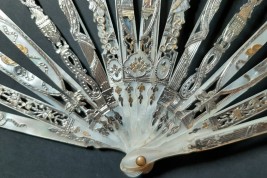 Le menuet, éventail pastiche XIXème siècle