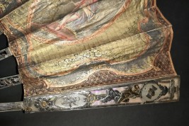 Le menuet, éventail pastiche XIXème siècle