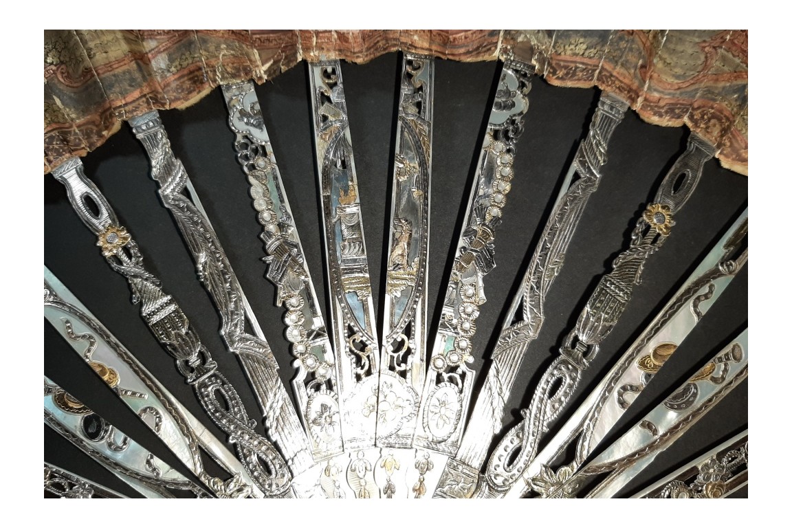 Minuet, pastiche fan, 19th century