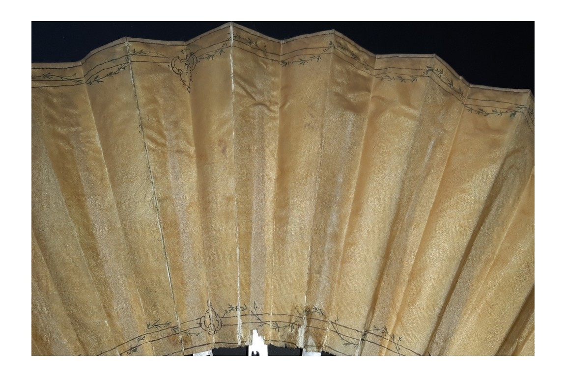 Minuet, pastiche fan, 19th century