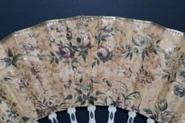Douceur de vivre à la chinoise, éventail vers 1840-50