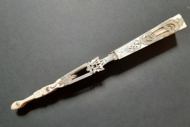 Douceur de vivre à la chinoise, éventail vers 1840-50