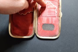 Chasse au vol, étui à cigare, XIXème siècle