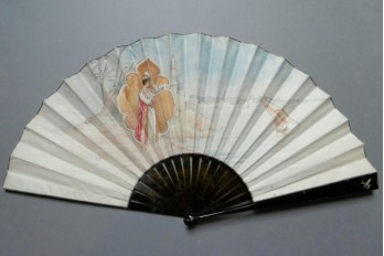 Orientalism by Thomasse, Duvelleroy fan in 1895