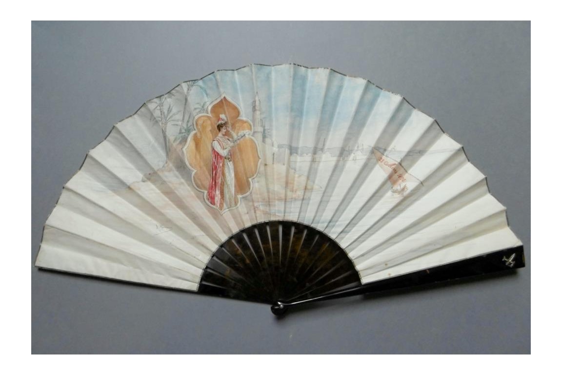 Orientalism by Thomasse, Duvelleroy fan in 1895