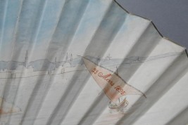 Orientalism by Thomasse, Duvelleroy fan in 1895
