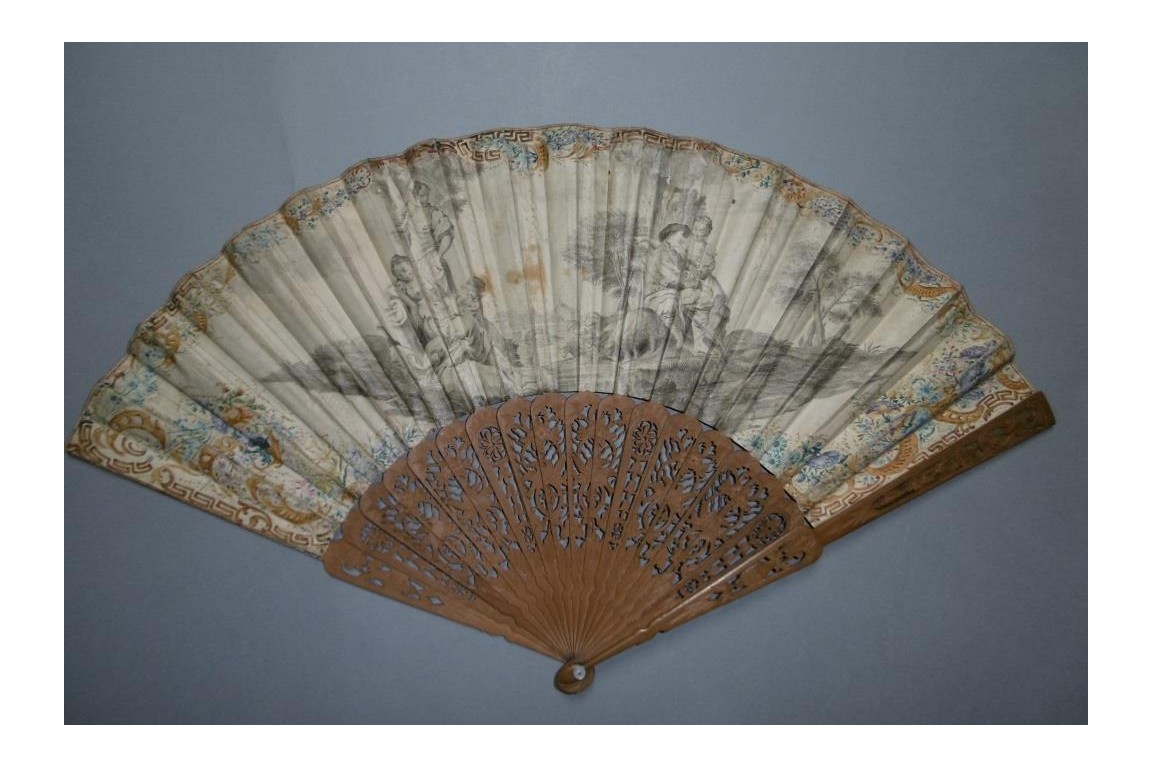 Pen drawing fan : bergerade and Neptune