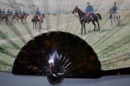 French cavalary, fan circa 1880 by Le Nail