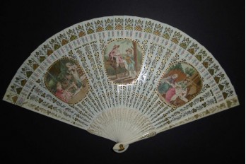 Maternity, fan by Duvelleroy circa 1900
