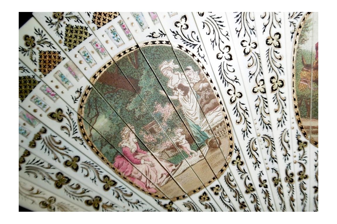Maternity, fan by Duvelleroy circa 1900