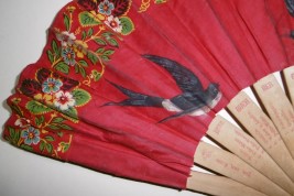 Swallow's ball, dance fan, 1879