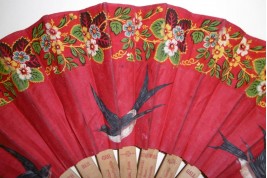 Swallow's ball, dance fan, 1879