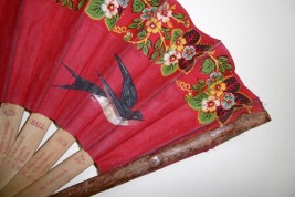 Swallow's ball, dance fan, 1879