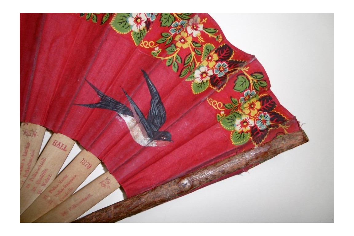 Swallow's ball, dance fan, 1879