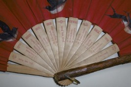 Swallow's ball, dance fan, 1879