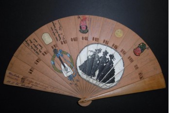 Autograph fan, 1919-20