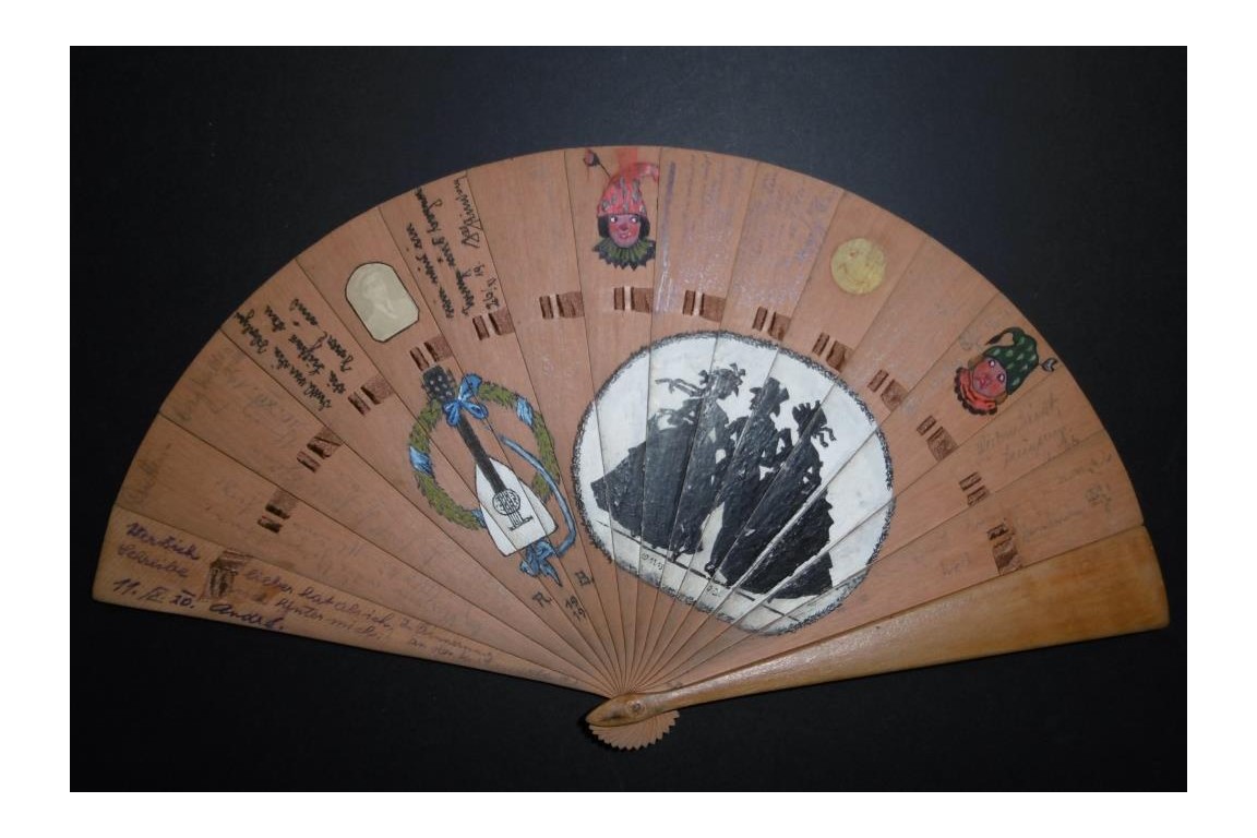 Autograph fan, 1919-20