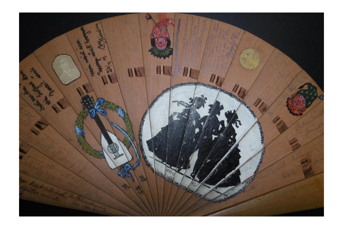 Autograph fan, 1919-20