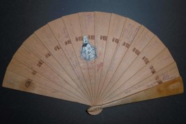 Autograph fan, 1919-20