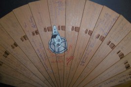 Autograph fan, 1919-20