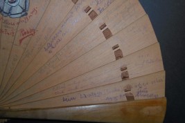 Éventail autographe, 1919-20