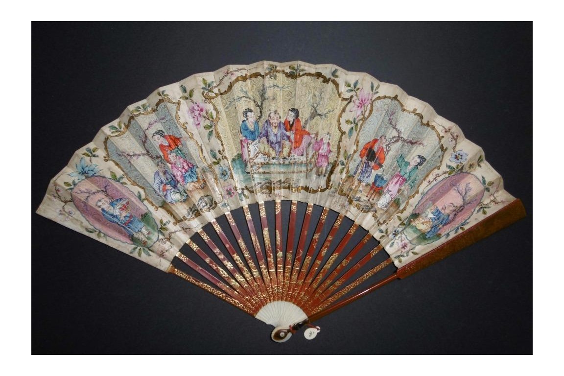 Chinoiseries, fan circa 1780