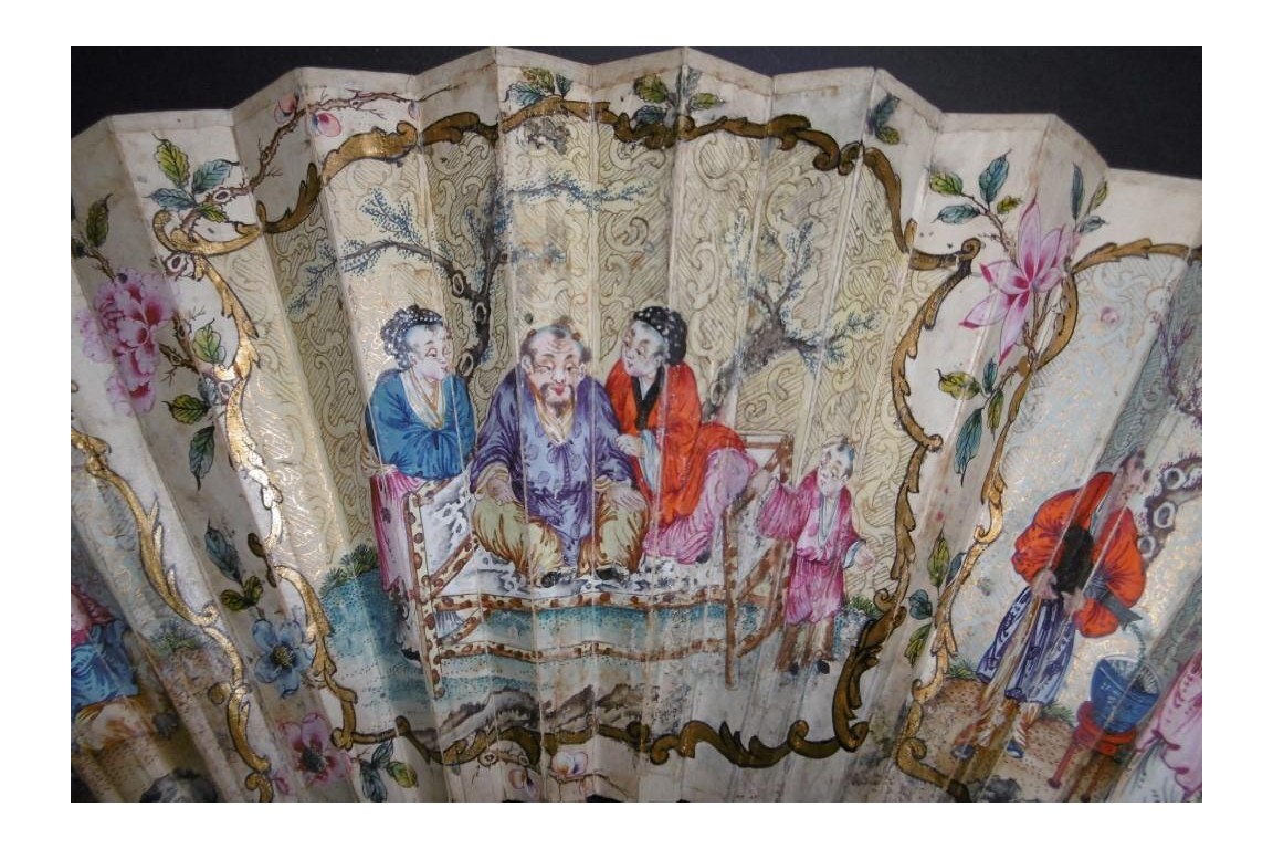 Chinoiseries, fan circa 1780