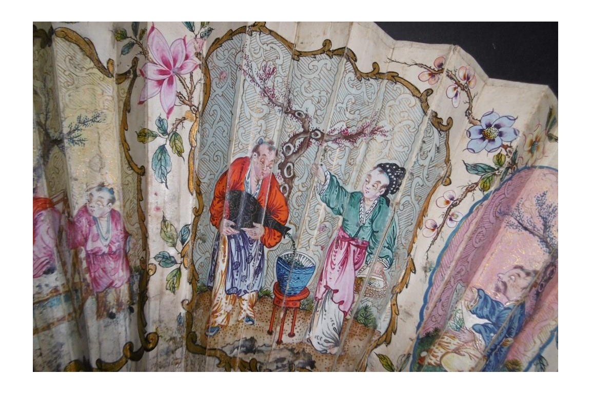 Chinoiseries, fan circa 1780