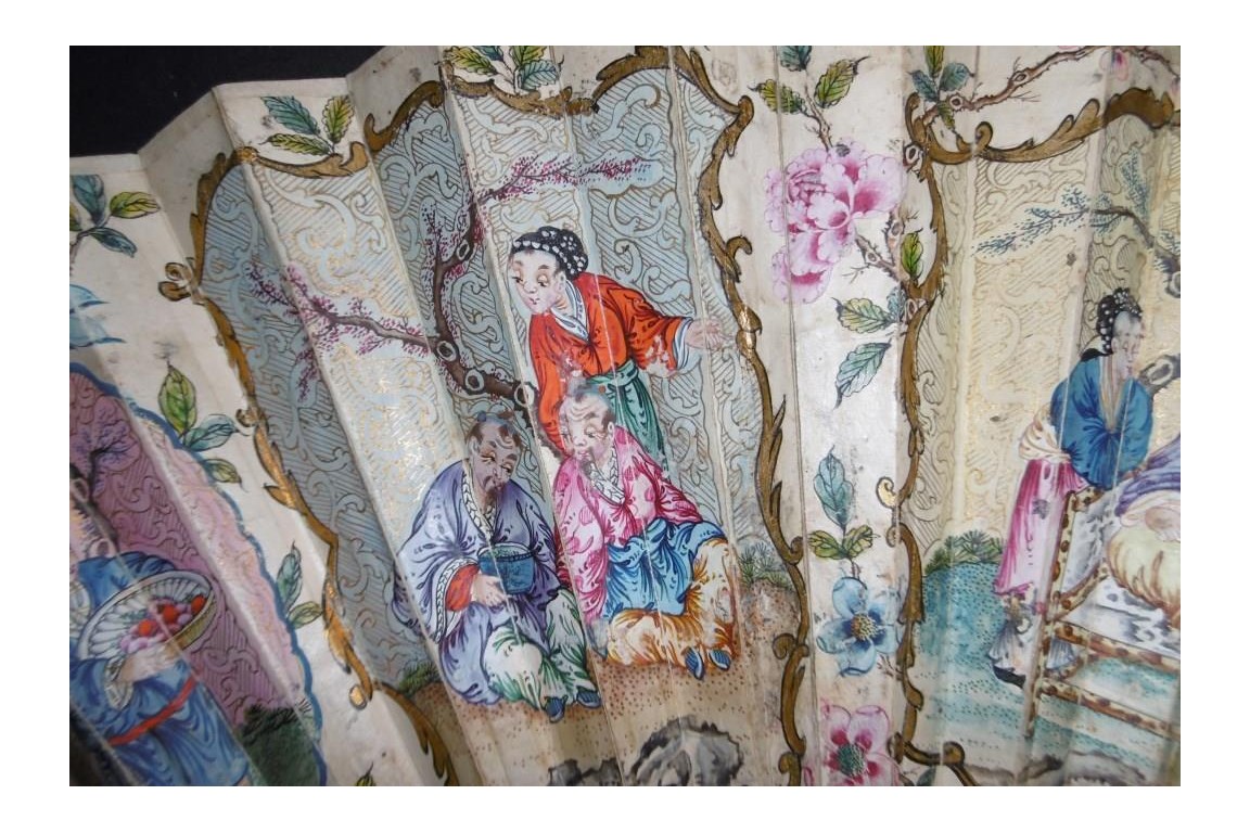 Chinoiseries, fan circa 1780
