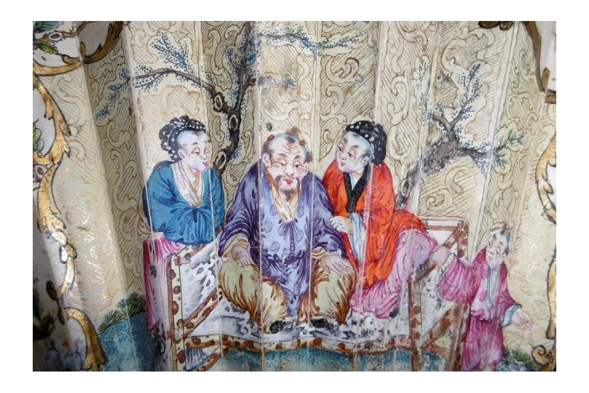 Chinoiseries, fan circa 1780
