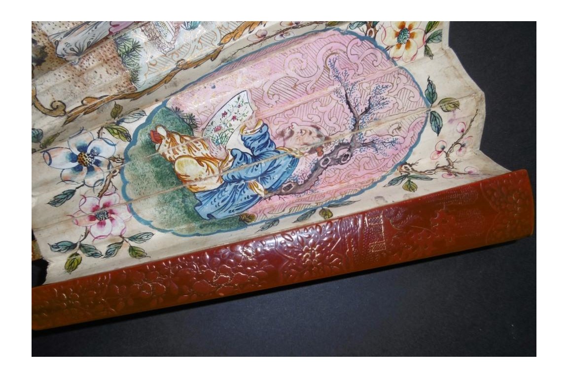 Chinoiseries, fan circa 1780